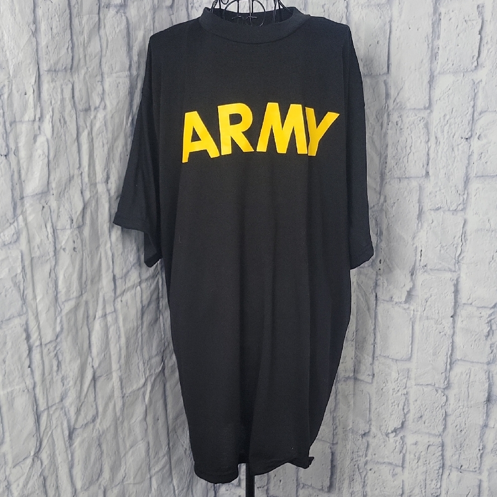 U.S. Army Physical Training‎ Short Sleeve Black/Yellow Tee XL